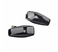 Luces Laterales Para Coche 2 Uds Para Hyundai Para Flujo Para Indicador Para Enchufe LED Indicador Lateral Luz Señal Giro(Dynamic Smoked Black)