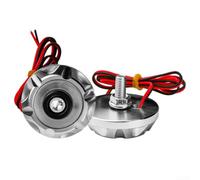 Luces Laterales para moto Multicolor 4.2x4.2cm Resistentes Luces(Silver) | 5 colores disponibles, para oro negro plata, ajuste , instalación sin modificar, par de luces