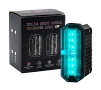 Luces Laterales Piloto de gálibo solar con sensor de vibración | Luces LED Impermeables Laterales para Autocaravana, , Autobús, Tractor, Conducción Nocturna Azul hielo