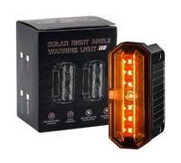 Luces Laterales Piloto de gálibo solar con sensor de vibración | Luces LED Marcadoras Impermeables para Remolque para Autocaravana, , Autobús, Tractor, Conducción Nocturna Amarillo
