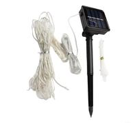 Luces LED, 104 unidades de luces solares para sombrilla para 8 varillas, sombrilla de patio con 8 modos de iluminación, alambre de cobre impermeable IP67, fácil de instalar para jardín al aire libre