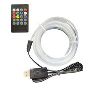 Luces LED activadas por sonido: banda de voz de 7 colores, iluminación de ajuste automotriz | Dash Ambient Glow Accent para monitor de TV de estante más habitación de fiesta habitación viva