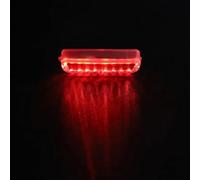 Luces LED anticolisión - Barra de luz estroboscópica solar intermitente - Luz LED de alta visibilidad con mini rejilla para motocicleta, camión, coche eléctrico y coche