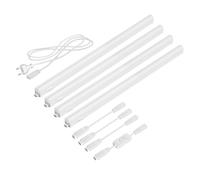 Parlat Luces LED bajo el armario Rigel, cada una de 57,3 cm, con interruptor, cada una de 790 lm, blanco cálido, juego de 4