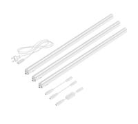 Luces LED bajo armario Rigel cada 87,3cm con interruptor cada 1002lm blanco