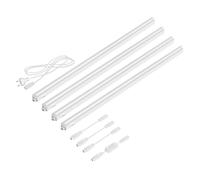 Parlat Luces LED bajo el armario Rigel, 87,3cm cada una, con interruptor, 1118lm cada una, blanco, juego de 4