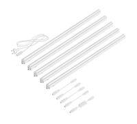 Luces LED bajo armario Rigel cada 87,3cm con interruptor cada 1118lm blanco set