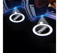 Luces LED Bienvenida Coche para Volvo S90 xc60 xc90 S80 S60 V40, Luz de Puerta de Coche LED, Luces de La Puerta del Coche Proyector Logo Puerta Coche Luces Accesorios,A 1PCS