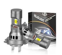 Luces LED CANBUS Turbo H7 de 350 W, 60000 LM, H4, H11, 9012, 9005 y 9006, 3580 CSP, inalámbricas, con ventilador(H7)