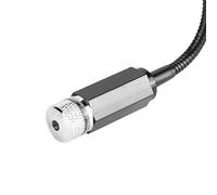 Luces LED Coche Interior de Atmosfera USB Rojo Ambientales para Coche Techo Luz Estrellada del Cielo Lámpara Decorativa Romántica Universal del Proyector Ambiental