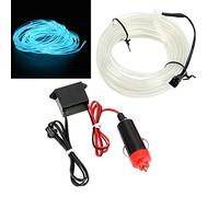 Luces Led Coche Interior Led Coche Kit de iluminación Interior del coche Led Tira de Led Usb luces Ice Blue,One Size