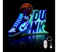 Luces LED compatibles con Lego 43008 Nike Dunk x Set, interruptor táctil, iluminación decorativa creativa