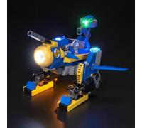 Luces LED compatibles con Lego Leonardo Cyclone vs. Metal Sonic 77002, iluminación decorativa creativa