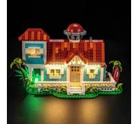 Luces LED compatibles con Lego Lilo y Stitch Beach House 43268 (no modelo), iluminación decorativa creativa