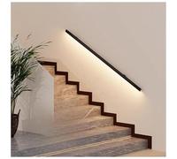 Luces LED de aluminio para pasamanos, barandilla de escalera iluminada y barandilla de cable iluminada para cubiertas interiores y exteriores, solución de iluminación brillante, segura y elegante