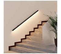 Luces LED de aluminio para pasamanos, barandilla de escalera iluminada y barandilla de cable iluminada para cubiertas interiores y exteriores, solución de iluminación brillante, segura y elegante