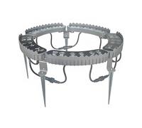 Luces LED De Anillo Para Árbol: 9 Colores De Luz, Focos De Paisaje Impermeables IP65 Para Exteriores, Iluminación Envolvente De 360°, Luces De Palmera Para Patios Y Jardines(Pink light,5 groups)
