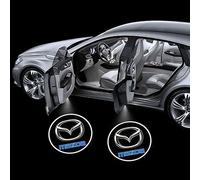 Luces LED de Bienvenida Coche para Mazda 2 3 5 6 MX-5 MX-30 CX3 CX-30 CX-5 CX-50 CX-7 CX-8 CX-9, Logo Proyección HD,Proyector Luz Logotipo Puerta de Auto Inalámbrico Luces charco Iluminación bajo