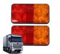 Luces LED de cola impermeables genéricas, 10 LED Trailer & Side Lights, señal de luz para camiones de autobús Caravan Boat With Bright Wide Angle Ilumination, Vehicle Accessory, Enhances Safety And