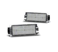 Luces LED de licencia compatibles con Renault Twingo II Clio II Laguna II III Estate Megane II 5D Estate Megane III Vel Satis GV-2112 Luces de matrícula Luz trasera