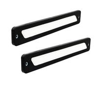 Luces LED De Marcha Diurna | 23 Cm Lámpara De Silicona Flexible,2 Piezas Tira de Luz LED para Coche Modificada Flexible Súper Brillante - Para Automóvil Tractor SUV Y Vehículo Con Antiniebla Trasero