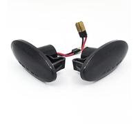 Luces LED de posición laterales dinámicas para Nissan Qashqai J10 X-trail T31 Cube Juke Leaf Micra K13 Note E11 (negro)