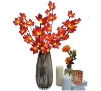 Luces LED de rama, lámpara de Phalaenopsis púrpura de 20 luces, funciona con pilas, blanco cálido, 2800 K, cadena de luz decorativa para interiores para dormitorios y mesas (D)