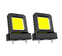 Luces LED de Trabajo, Luz LED para Batería de Herramientas, reflector para herramientas eléctricas, resistente al agua, reflector para obras talleres camping y reparación de automóviles (2 piezas)