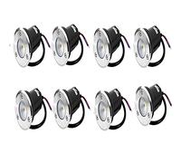 Luces LED empotradas para Exteriores, Impermeables, IP67, 12/24 V, de bajo Voltaje, para Caminos, terrazas y escalones, 3 W