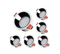 Luces LED empotradas Que Pueden iluminar 7 W, 12 W, 18 W. 6 Piezas de Luces empotradas de Aluminio, Luces de Techo, focos para, y Accesorios de cafeterías.