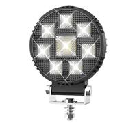 Luces LED fuera de la carretera | Iluminación de trabajo de aluminio | Equipo luminoso Automotriz Rotativo 360° Ámbar Intenso para Vehículo Camión Remolque Quad