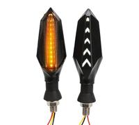 Luces LED Intermitentes Luces de señal de Giro para Motocicleta Indicadores LED Triangulares de señales de Giro para Y&AMAHA para YZF R1 R6 2005-2009 R3 Fz1 MT 09 07