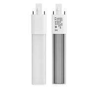 Luces led, Lámpara compacta LED de 2 agujas 6w, iluminación de bombillas de tubo integrado horizontal, blanco frío g23, adecuada para oficinas, baños, cocinas, almacenes