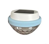 Luces LED multicolor flotantes alimentadas por energía solar con diseño impermeable para piscinas en el suelo y sobre el suelo, estanques, fuentes y decoración de patio (melocotón de color)