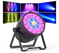 Luces LED Par 19X15W 4 en 1 RGBW Zoom Luz de escenario, luces ascendentes con efecto colorante con control DMX estroboscópico activado por sonido,luces ascendentes para eventos DJ Show vivo Música