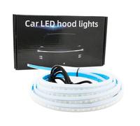 Luces LED para Capó de Coche,Tiras De Luces Decorativas con Efecto Barrido - Decoración Impermeable Brillante para Exteriores De Vehículos Cubremotor Bajo Capó para Coche Camión Baúl
