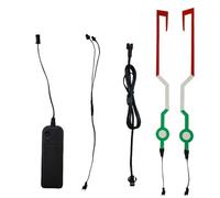 Luces LED para casco de moto | Tiras luminosas para cascos - Tira LED con 3 modos decorativos para mujeres, hombres adultos en bicicleta y motocicleta