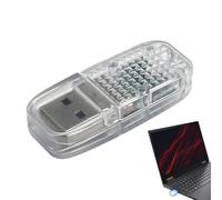 Luces LED para el interior del coche, USB, luces LED para el interior del coche, USB añade diseño de grupo romántico, conversión automática y sensor de voz para computadora y portátil