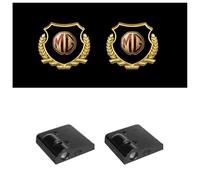 Luces LED para Puerta de Coche, para MG MG3 /MG6 /MG7 /MG HS/MG Marvel R/MG ZS Luces de Bienvenida para Puerta de Coche, proyector de Logotipo, 2 Unidades,C