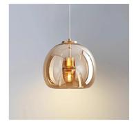 Luces LED para Sala de Estar, decoración Moderna del hogar, lámparas Colgantes, candelabros para Comedor, diseño de iluminación Interior Colgante (1 Cabezal ámbar, atenuación por Control rem