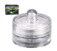 Luces LED sumergibles alimentadas por pilas para acuarios y decoración del | Velas flotantes sin llama para piscina, bañera, jarrón, estanque, fuente, luz verde
