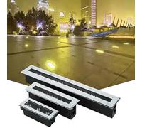 Luces LED ultradelgadas para paisaje, focos enterrados impermeables IP67 para iluminación de suelo al aire libre, 9 W CA 220 V, perfecto para jardín, camino e iluminación de patio