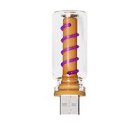 Luces LED USB para coche, lámpara retro para coche, ajuste táctil, lámparas de noche automotrices, luz decorativa enchufable, luz LED pequeña, ajuste táctil, luz nocturna para coche