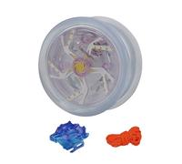 Luces LED Yo-Yo intermedio con eje de rodamiento para - Juguete educativo de destreza con volante de inercia luminoso, construcción de aluminio resistente, ideal para promover el motor (Light Purple