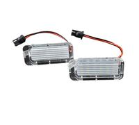 Luces Matricula Coche Placa Auto Para Ford Para Focus Para 5D Para Fiesta Para Mondeo Para MK4 Para C Para Max 6000k Blanco 12V Canbus LED Número Lámpara Luz Matrícula(Pair)