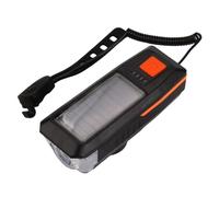 Luces para Bicicleta luz Delantera para Bicicleta Recargable por USB y Solar con bocina superbrillante Resistente al