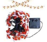 Luces para exteriores impermeables, luces de cadena con forma de abeja para exteriores - Decoración impermeable para jardín, porche, Halloween, césped, boda, fiestas, recorrido