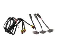 Luces Para Rejilla Del Automóvil - Aumenta Visibilidad Y Conducción Segura,Luces LED De Rejilla Amarillas Con Alto Brillo - Para Viaje, Desplazamientos, Carretera Urbana, Salidas Cortas, Aventuras