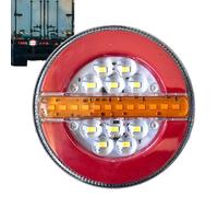 Luces para remolques de utilidad | Luces redondas 13,5 cm para remolques | Intermitentes LED Stop Señalización Seguridad para coche camión