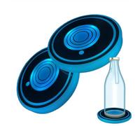 Luces portavasos LED para coche, posavasos luminosos, para coche, posavasos LED, 2 piezas, portavasos luminosos, portavasos de coche antideslizante, luces